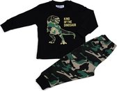 Fun2Wear - Pyjama Dino - Zwart - Maat 86 - Jongens