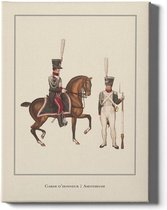 Walljar - Garde d'honneur Amsterdam - Muurdecoratie - Poster met lijst