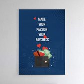 Passion - Walljar - Wanddecoratie - Poster