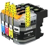 Huismerk Brother LC-225 + LC-227 XL Multipack incl. Chip (4set)