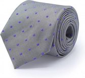 Messieurs | Cravate gris soie 0504 Taille NS
