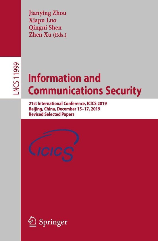 Springer Nature Proceedings Computer Science - Information a ... - cover