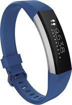 Shop4 - Fitbit Alta Bandje - Siliconen Donker Blauw