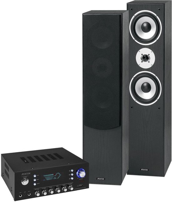 Stereo installatie - Fenton AV120FM-BT HiFi stereo installatie met Bluetooth en USB