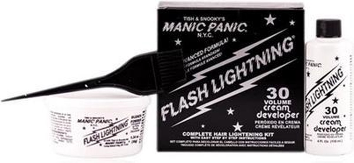 * Flashlightning bleach kits 30vol (9%) - Manic Panic