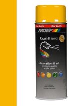 Motip crafts acryllak hoogglans verkeersgeel (RAL 1023) - 400 ml