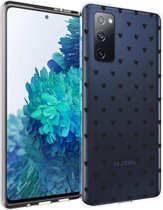 iMoshion Design voor de Samsung Galaxy S20 FE hoesje - Hartjes - Zwart