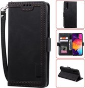 Book Case Samsung Galaxy A50 | Hoogwaardig PU Leren Hoesje | Lederen Wallet Case | Luxe Uitstraling | Telefoonhoesje | Pasjeshouder | Portemonnee | Zwart