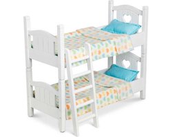 Melissa & Doug Houten poppenstapelbed