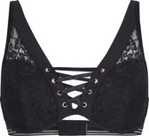 LingaDore Black Hagel Lace BH Voorgevormd Zwart 70 C