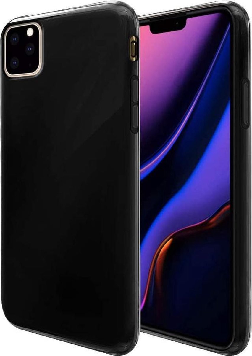 Soft TPU Zwart hoesje Silicone Case Geschikt voor: iPhone 11