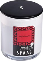 Spaas Geurkaars in glas met deksel - Magical Thoughts - Lavender & Chocolate - 1 Stuk