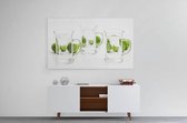 Schilderij - Water & limoen — 100x70 cm