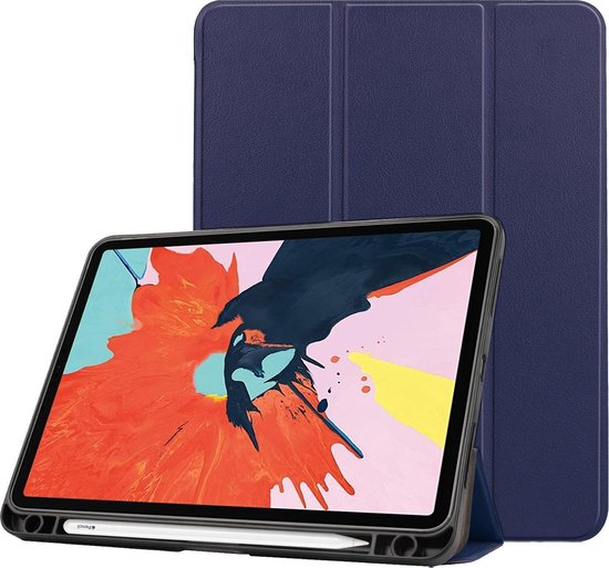 Apple iPad Air 2020 - Housse iPad Air 4 10,9 pouces (2020) Blauw - Étui  pour tablette