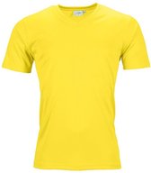 Fusible Systems - Heren Actief James and Nicholson T-Shirt met V-Hals (Geel)