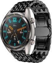 Huawei Watch GT draak stalen band - zwart - 46mm