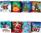 Set van 8 verschillende Kerstkaarten (set 1)