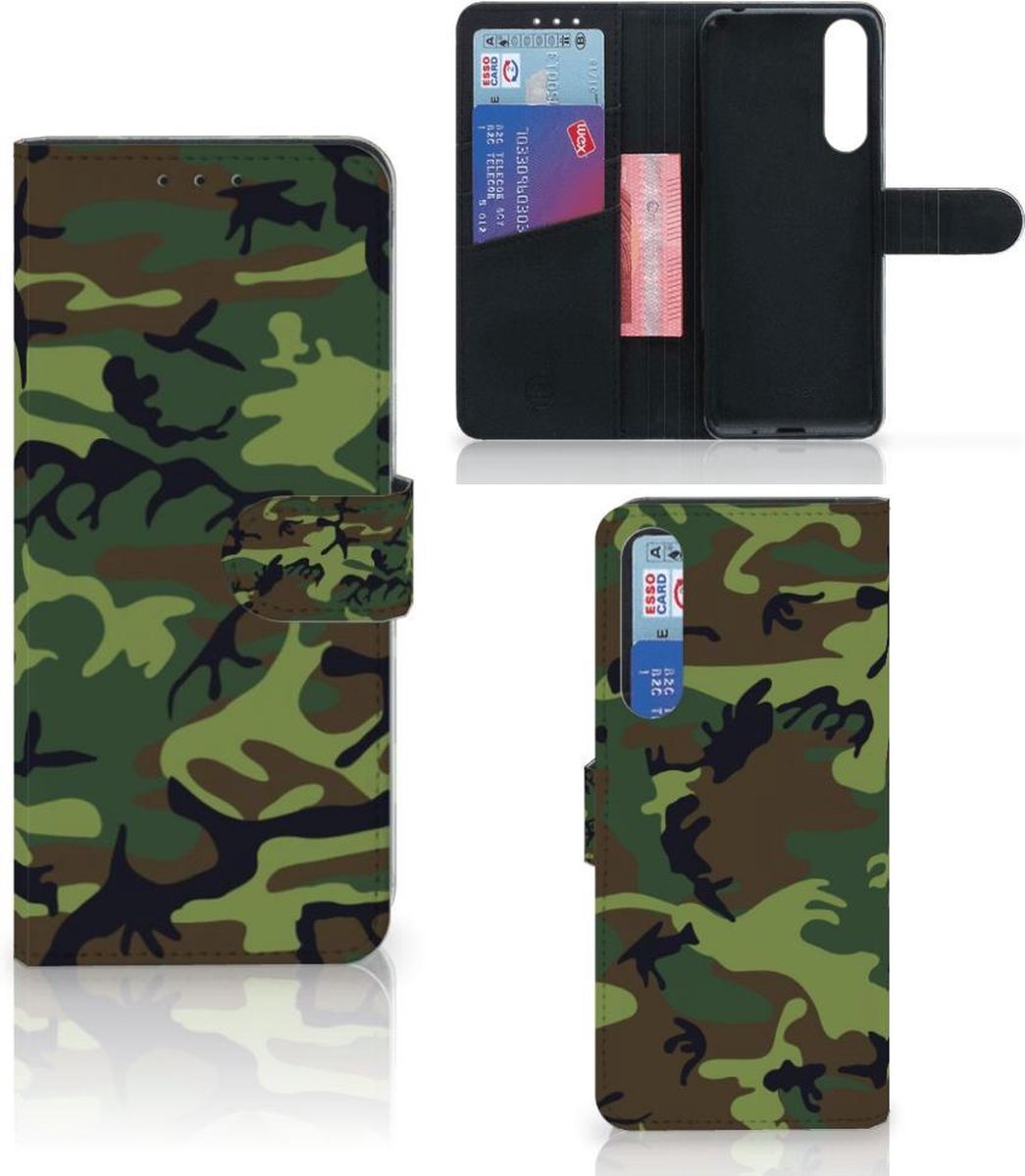 Sony Xperia 1 II Telefoon Hoesje Army Dark
