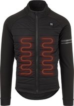 AGU Deep Winter Thermo Fietsjack Essential Heren Heated - Zwart - XXL - Met verwarmende elementen - Incl Batterij