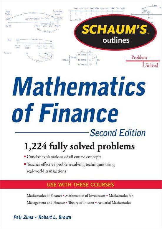Schaum's Outline of Mathematics of Finance, Second Edition - cover