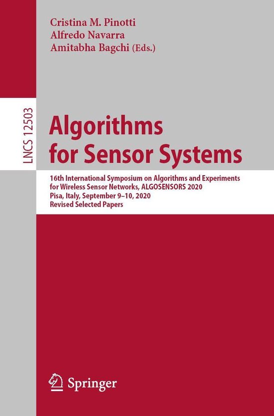 Springer Nature Proceedings Computer Science - Algorithms fo ... - cover