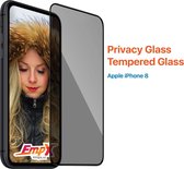 EmpX.nl Apple iPhone 8 Privacy Glas Transparant Tempered Glass