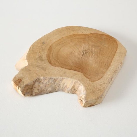 Decoratie - Plank - Hout - Ø 32 cm - Naturel
