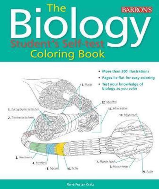 Biology Student's SelfTest Coloring Book 9781438012315 Rene Fester