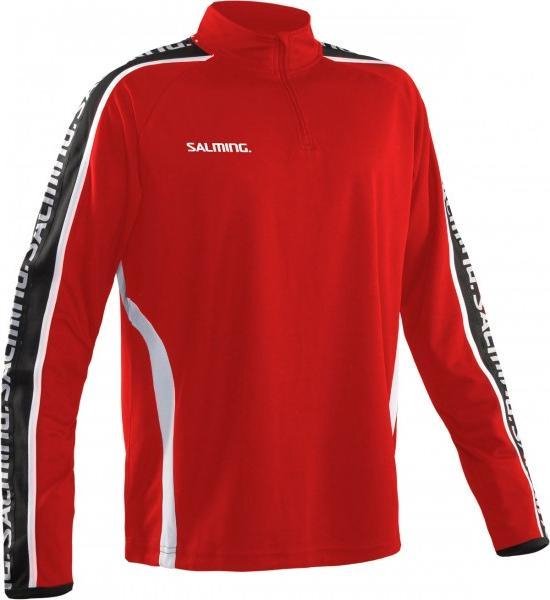 Salming Hector Half-Zip - Rood - maat 140