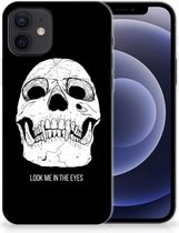 Silicone Case iPhone 12 | 12 Pro (6.1") Telefoonhoesje Skull Eyes