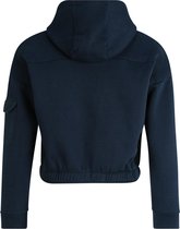 Garcia kortere blauwe relaxed fit meisjes sweater hoodie - Maat 140