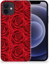 GSM Hoesje iPhone 12 | 12 Pro (6.1") TPU Bumper Red Roses