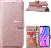 Hoesje Xiaomi Redmi 9 Rose met Pasjeshouder