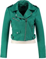 Only korte zachte suedelook biker blazer - Maat 38