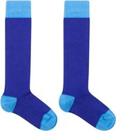 Wilson's Paradise Kinder kniekousen blauw met lichtblauw - Product Maat: 31-34