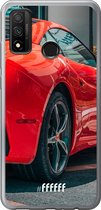 Huawei P Smart (2020) Hoesje Transparant TPU Case - Ferrari #ffffff