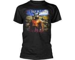 Therion Heren Tshirt -L- Theli Zwart