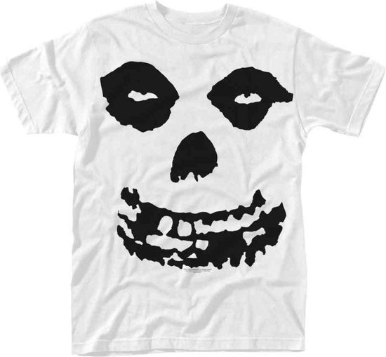 Misfits Heren Tshirt -XXXL- All Over Skull Wit
