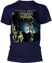 Uriah Heep Heren Tshirt -L- Demons And Wizards Blauw