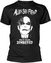 Alien Sex Fiend Heren Tshirt -XL- Zombiefied Zwart