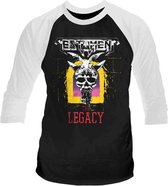 Testament Raglan top -L- The Legacy Zwart/Wit