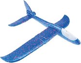 Toi-toys Vliegtuig Blauw 45 Cm met licht | vliegtuig