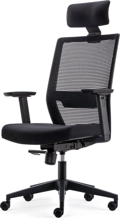 Bureaustoel, hoofdsteun, verstelbare en afneembare bureaustoel, ergonomische nekondersteuning voor bureaustoel, schuim, mesh, hoofdsteun, rust, bureaucontrole, hoofdsteun