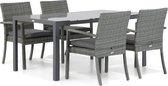 Domani Solarino/Mondello 160 cm dining tuinset 5-delig