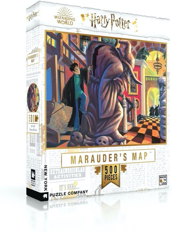 Harry Potter Marauder's Map puzzel 1000 stukjes New York Puzzle