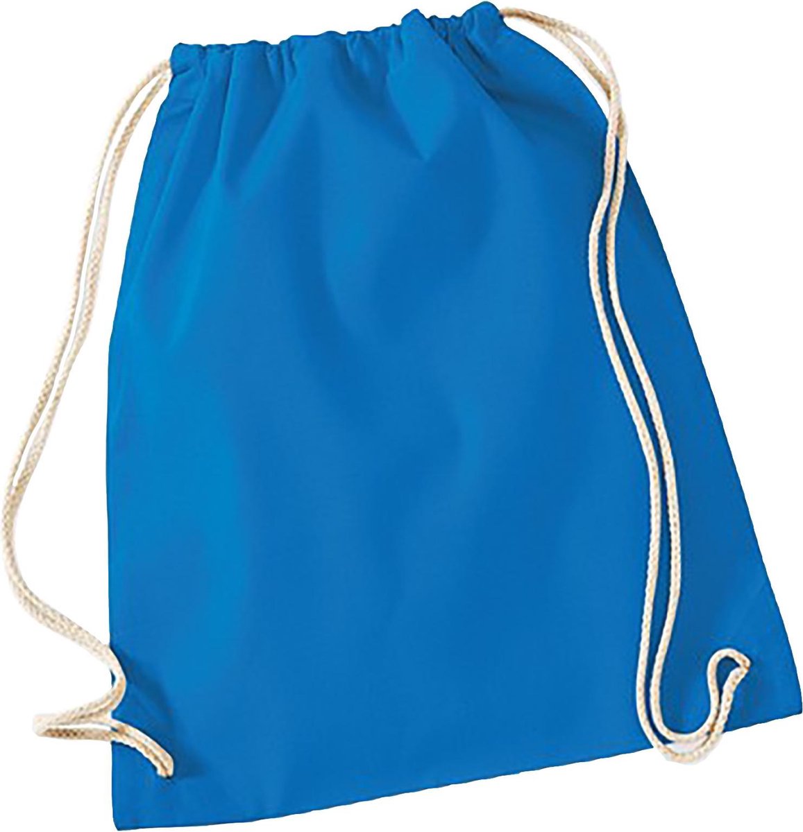 Westford Mill Katoenen Gymsac-zak - 12 Liter (Saffierblauw)