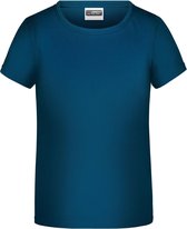 James And Nicholson Childrens Girls Basic T-Shirt (Benzine)