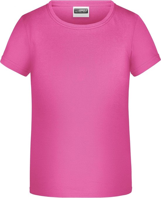 James And Nicholson T-shirt Basic pour filles (rose)