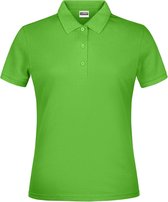 James And Nicholson Dames/dames Basic Polo Shirt (Kalk groen)