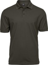 Tee Jays Heren Luxe Stretch Short Sleeve Polo Shirt (Poedergrijs)